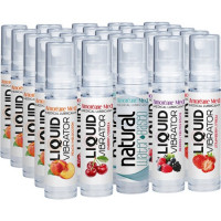 Лубрикант з ефектом вібрації Amoreane Med Liquid Vibrator Peach - персик, 10 мл