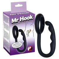 Анальна пробка You2Toys Mr. Hook, чорна — Переглянути зображення 1
