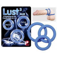 Набір кілець Lust 3 Blue