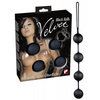Вагінальні кульки You2Toys Velvet, чорні