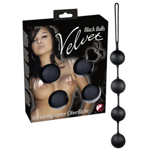 Вагінальні кульки You2Toys Velvet, чорні