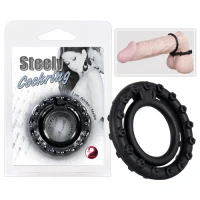 Ерекційне кільце Steely Cockring-Vibrator — Просмотреть изображение 1