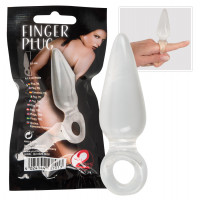 Анальна пробка You2Toys Finger Plug, прозора