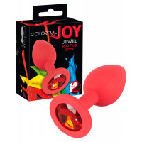 Анальна пробка You2Toys Colorful Joy Jewel, червона