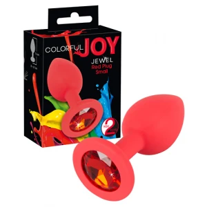 Анальна пробка You2Toys Colorful Joy Jewel, червона