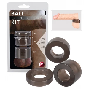 Набір ерекційних кілець You2Toys Ball Stretching Kit, чорний
