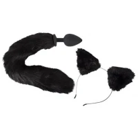 Набір для рольових ігор Bad Kitty Pet Play Plug &amp; Ears — Переглянути зображення 1