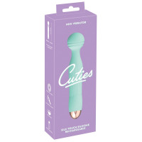Універсальний вібромасажер Mini Vibrator Cuties Green, бірюзовий