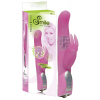 Вібратор Smile Pearly Bunny, рожевий