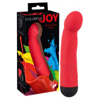 Вібратор You2Toys Colorful Joy, червоний, для стимуляції G-точки