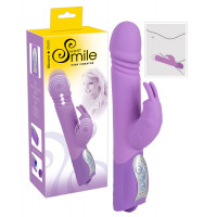 Вібратор кролик Smile Push Vibrator, фіолетовий