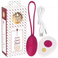 Віброяйце Lust Love Ball Berry, рожеве
