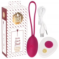 Віброяйце Lust Love Ball Berry, рожеве — Переглянути зображення 1