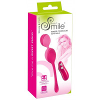 Вагінальні кульки з вібрацією Smile Remote Controlled Love Balls, рожеві