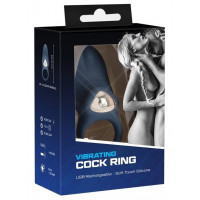 Віброкільце Vibrating Cock Ring, синє