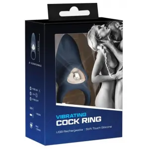 Віброкільце Vibrating Cock Ring, синє