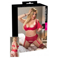 Еротичний набір Bra Set, червоний, 90F/XL
