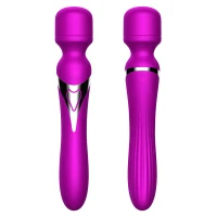 Вібромасажер B - Series Fox Silicone Dual Massager, фіолетовий — Просмотреть изображение 1