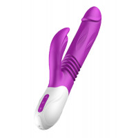 Вібратор для подвійної стимуляції B - Series Fox Silicone Vibrator Expander and Thrusting Function,
