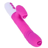 Силіконовий вібрато Вібратор  USB 7 Function and Thrusting Function / Heating — Переглянути зображення 1