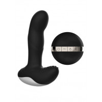 Анальний вібратор з пульсацією та підігрівом B - Series Fox Silicone Massager, чорний