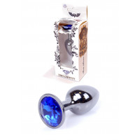 Анальна пробка  -Jewellery Dark Silver PLUGDark Blue