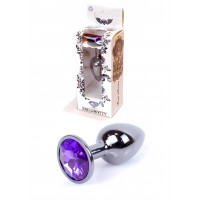 Анальна пробка  -Jawellery Dark Silver PLUGPurple