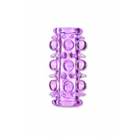 Насадка на член B - Series EasyLove Stretchy Sleeve, фіолетова