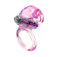 Ерекційне кільце Rabbit Vibro CockRing Pink