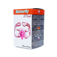 Вібратор B - Series EasyLove Stymulator Butterfly, рожевий
