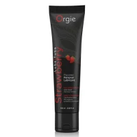 Оральний лубрикант Orgie Strawberry, полуниця, 100 мл — Переглянути зображення 1