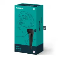 Мастурбатор з вібрацією Satisfyer Men Wand, чорний — Переглянути зображення 1