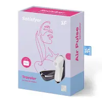 Вакуумний стимулятор клітора для жінок Satisfyer Traveler, чорний — Переглянути зображення 1