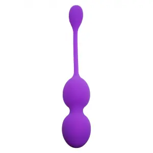 Вагінальні кульки Boss Series Silicone Kegel Balls, 80 г, 32 мм, фіолетові