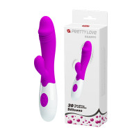 Вібратор з кліторальною стимуляцією Pretty Love Snappy Purple