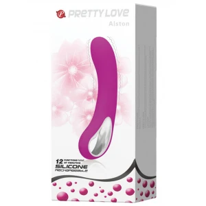 Вібратор Pretty Love Alston, чорний
