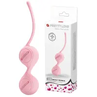 Вагінальні кульки Pretty Love Kegel Tighten Up I, світло-рожеві — Просмотреть изображение 1