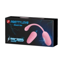 Віброяйце з електростимуляцією Pretty Love Shock Fun, рожеве — Просмотреть изображение 1