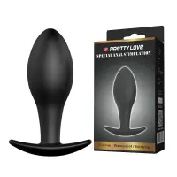 Анальна пробка Pretty Love Anal Stimulation Plug 1, чорна — Переглянути зображення 1