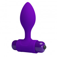 Анальна пробка з вібрацією Pretty Love Vibra Butt Plug Purple