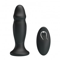 Анальна пробка з вібрацією MR Play Super Rower Powerful Vibrating Anal Plug, чорна