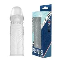 Насадка на член Baile Penis Sleeve, прозора — Переглянути зображення 1