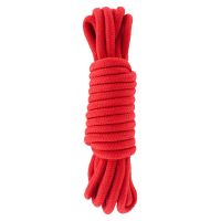 Бондажі/наручники BONDAGE ROPE 5 METER RED