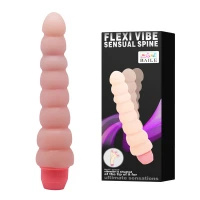 Вібратор Baile Flexi Vibe Sensual Spine, тілесний — Переглянути зображення 1