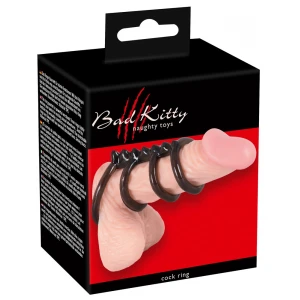 Ерекційне кільце Bad Kitty, 4 шт