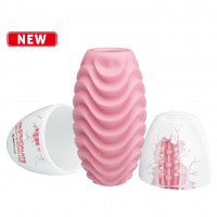 Мастурбатор Pretty Love Passionate Double-Sided Egg, рожевий