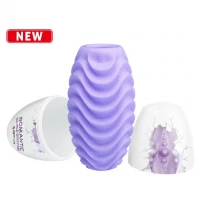 Мастурбатор PRETTY LOVE - Romantic double sided egg PURPLE — Переглянути зображення 1