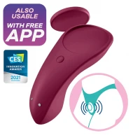 Кліторальний вібратор Satisfyer Sexy Secret, бордовий — Переглянути зображення 1