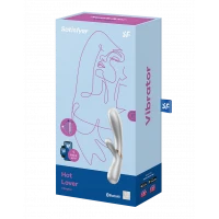 Вібратор з підігрівом Satisfyer Hot Lover, срібний — Переглянути зображення 1