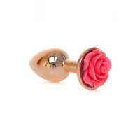 Анальна пробка B - Series HeavyFun Jewellery, червоно-золотиста — Переглянути зображення 1